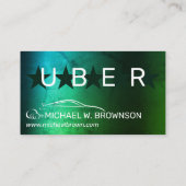 Mobile Online-Treiber Auto Visitenkarte (Rückseite)