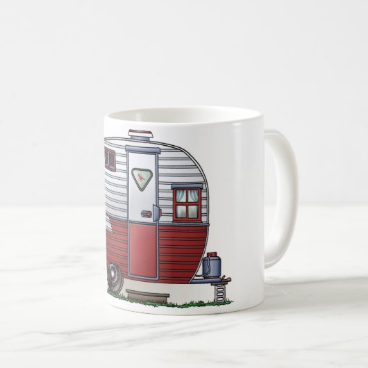 Mobile Pfadfinder-Camper-Tasse Kaffeetasse (VorderseiteRechts)