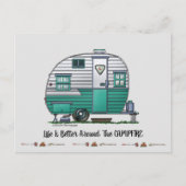 Mobile Scout Camper Postkarte (Vorderseite)