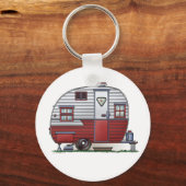 Mobile Scout Camper Schlüsselanhänger (Vorderseite)