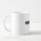 Mobile skyline im Watercolor Kaffeetasse (Links)