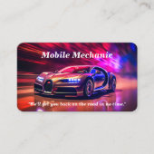 Mobile / Vor-Ort-Kfz-Reparaturkarte Visitenkarte (Vorderseite)
