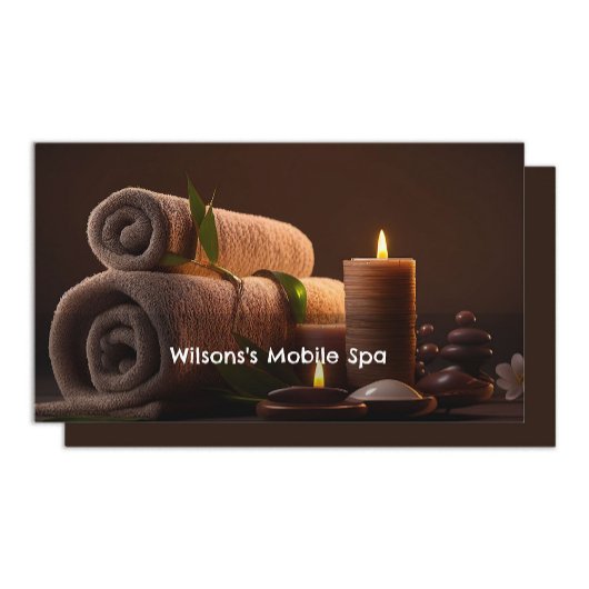 Mobile Wellness-Center Visitenkarte