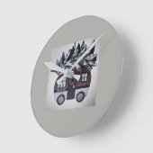 **MOBILE ZUHAUSE** CLOCK RUNDE WANDUHR (Winkel)