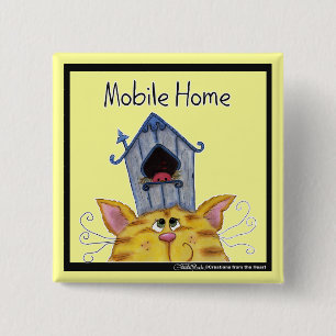 Mobile Zuhause für Katzen und Vögel House Button