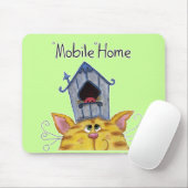 Mobile Zuhause für Katzen und Vögel House Mousepad (Mit Mouse)