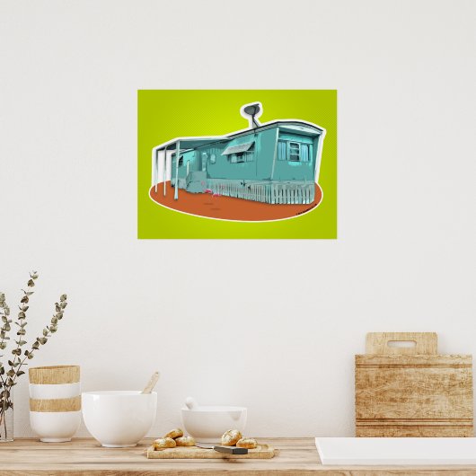 Mobile Zuhause Poster (Küche)