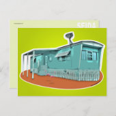 Mobile Zuhause-Postkarte Postkarte (Vorne/Hinten)