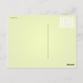 Mobile Zuhause-Postkarte Postkarte (Rückseite)