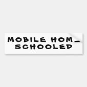 Mobile Zuhause Schooled Autoaufkleber (Vorne)