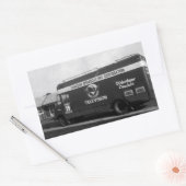 Mobileinheit für Videobänder Rechteckiger Aufkleber (Umschlag)