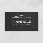 Mobiler Auto-Detailing-QR-Code Professional Visitenkarte (Vorderseite)