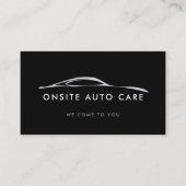Mobiler Autopflegedienst Visitenkarte (Vorderseite)
