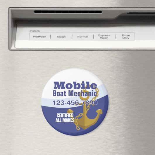 Mobiler Bootsmechaniker Magnet (In Situ (Geschirrspüler))
