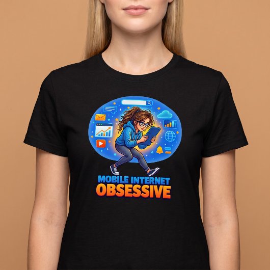 Mobiler Internetzwang T-Shirt