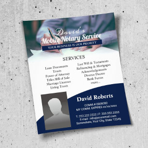 Mobiler Notar Kreditunterzeichnungsagent Professio Flyer