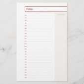 Mobiler Notar Rechts Gold Planer Mini Ordner Briefpapier (Vorderseite)