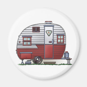 Mobiler Pfadfinder-Camper-Magnet Magnet