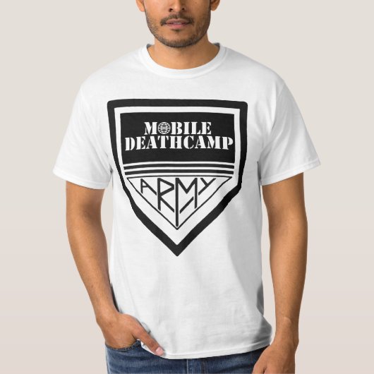 Mobiles Deathcamp "Armee" Shirt (Vorderseite)