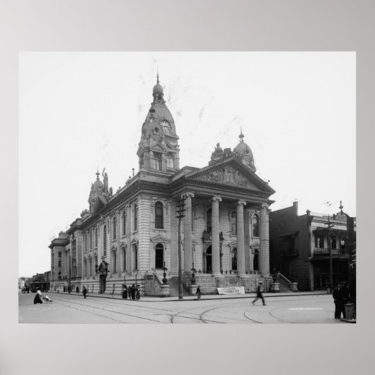 Mobiles Landkreis Courthouse Poster (Vorne)
