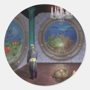 Mobilis in Mobili Runder Aufkleber