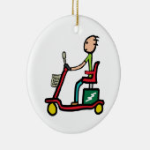 Mobilitäts-Roller Keramik Ornament (Rechts)