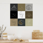 Mobilitätscollage Poster (Küche)