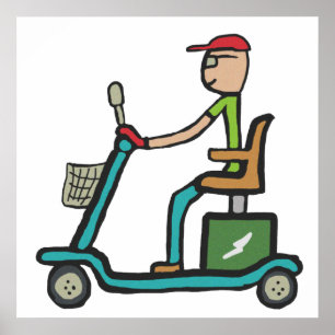 Mobility Scooter Poster
