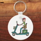 Mobility Scooter Schlüsselanhänger (Vorderseite)