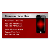 Mobiltechnologie Magnetische Visitenkarte (Vorderseite)