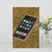 Mobiltelefon Briefpapier (Stehend Vorderseite)