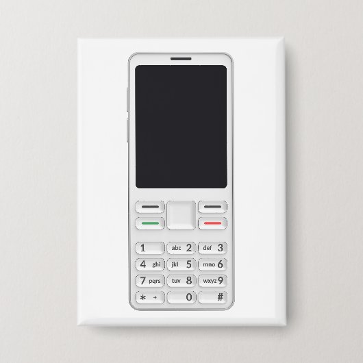 Mobiltelefon Button (Vorderseite)