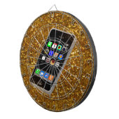 Mobiltelefon Dartscheibe (Vorderseite rechts)