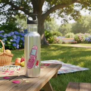 Mobiltelefon Edelstahlflasche