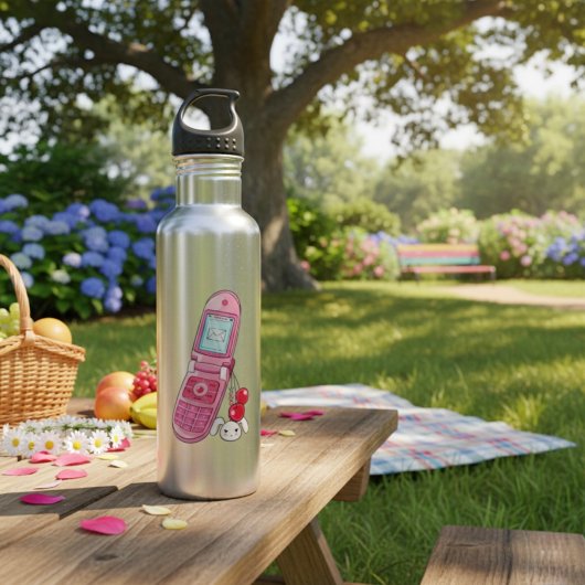 Mobiltelefon Edelstahlflasche