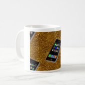 Mobiltelefon Kaffeetasse (Vorderseite Links)