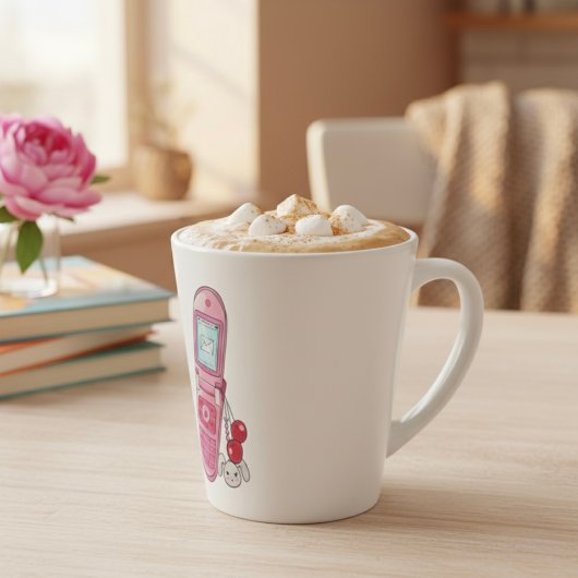 Mobiltelefon Milchtasse