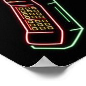 Mobiltelefon Mobiltelefon Telefon Vintag alt Poster (Ecke)