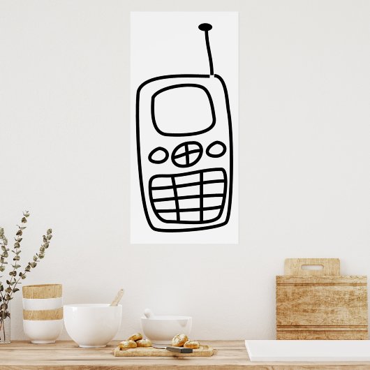 Mobiltelefon Poster (Küche)