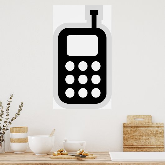 Mobiltelefon Poster (Küche)