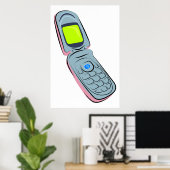 Mobiltelefon Poster (Heimbüro)