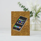 Mobiltelefon Postkarte (Stehend Vorderseite)