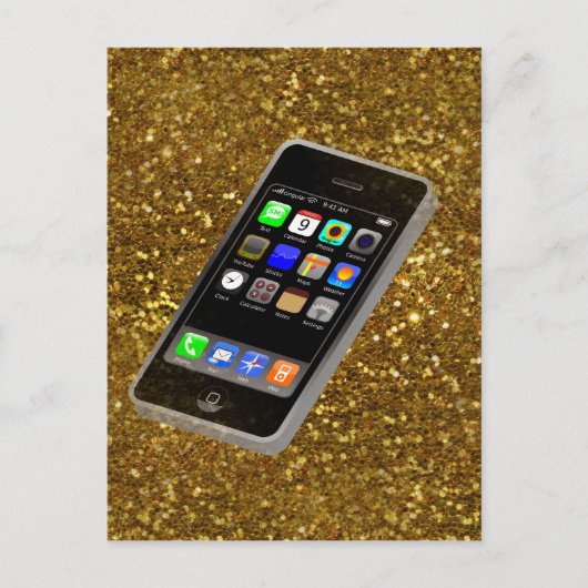 Mobiltelefon Postkarte (Vorderseite)