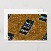 Mobiltelefon Postkarte (Vorne/Hinten)