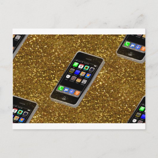 Mobiltelefon Postkarte (Vorderseite)