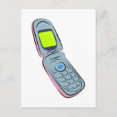 Mobiltelefon Postkarte (Vorderseite)