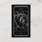 Mobiltelefon-Reparatur-Dienstleistungen Visitenkarte (Rückseite)