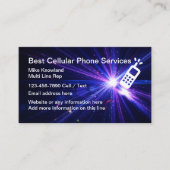 Mobiltelefon-Service Visitenkarte (Vorderseite)