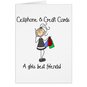 Mobiltelefon-und Kreditkarte-Karte