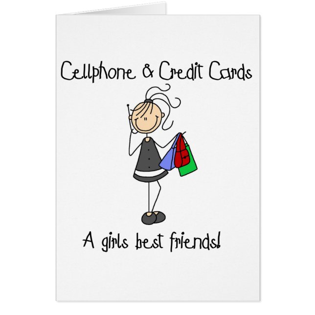 Mobiltelefon-und Kreditkarte-Karte (Vorne)